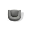 Fauteuil velours Moss Gris Foncé Pieds Métal Noir BOUTICA DESIGN MIC_ARM_121_F2_MOSS2