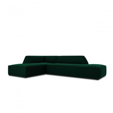 Canapé ouvert d'angle gauche velours Ruby Vert Bouteille BOUTICA DESIGN MIC_LCO_44_F1_RUBY3