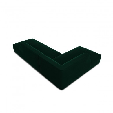 Canapé ouvert d'angle gauche velours Ruby Vert Bouteille BOUTICA DESIGN MIC_LCO_44_F1_RUBY3