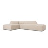 Canapé ouvert d'angle gauche tissu Ruby Beige BOUTICA DESIGN MIC_LCO_137_F1_RUBY3