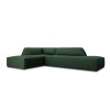 Canapé ouvert d'angle gauche tissu Ruby Vert BOUTICA DESIGN MIC_LCO_137_F1_RUBY7