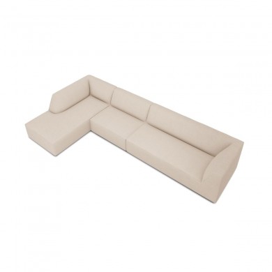 Canapé d'angle gauche tissu Ruby Beige 5 Places BOUTICA DESIGN MIC_LC_L_137_F1_RUBY3