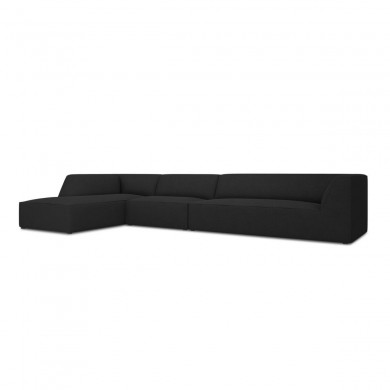 Canapé d'angle gauche tissu Ruby Noir 5 Places BOUTICA DESIGN MIC_LC_L_137_F1_RUBY6