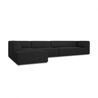 Canapé d'angle gauche tissu Ruby Noir 5 Places BOUTICA DESIGN MIC_LC_L_137_F1_RUBY6