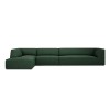 Canapé d'angle gauche tissu Ruby Vert 5 Places BOUTICA DESIGN MIC_LC_L_137_F1_RUBY7