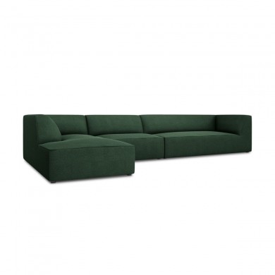 Canapé d'angle gauche tissu Ruby Vert 5 Places BOUTICA DESIGN MIC_LC_L_137_F1_RUBY7