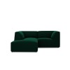 Canapé d'angle gauche velours Ruby Vert Bouteille 3 Places BOUTICA DESIGN MIC_LC_S_44_F1_RUBY3