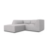 Canapé d'angle gauche tissu Ruby Gris Clair 3 Places BOUTICA DESIGN MIC_LC_S_137_F1_RUBY4