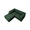 Canapé d'angle gauche tissu Ruby Vert 3 Places BOUTICA DESIGN MIC_LC_S_137_F1_RUBY7