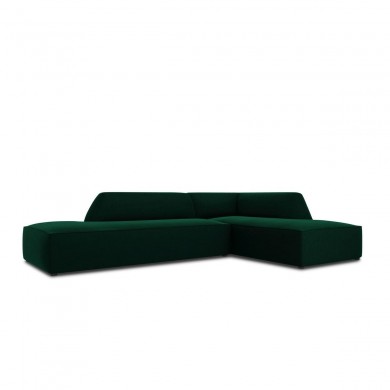 Canapé ouvert d'angle droit velours Ruby Vert Bouteille BOUTICA DESIGN MIC_RCO_44_F1_RUBY3