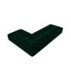 Canapé ouvert d'angle droit velours Ruby Vert Bouteille BOUTICA DESIGN MIC_RCO_44_F1_RUBY3