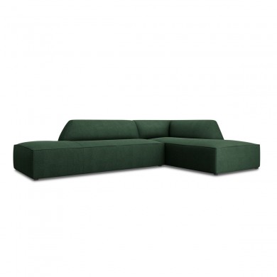 Canapé ouvert d'angle droit tissu Ruby Vert BOUTICA DESIGN MIC_RCO_137_F1_RUBY7