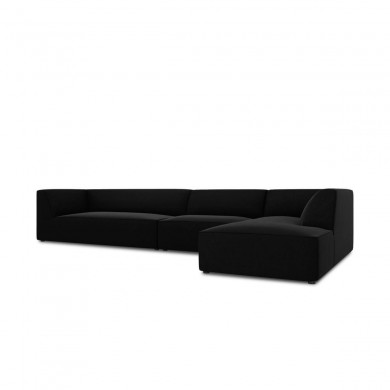 Canapé d'angle droit velours Ruby Noir 5 Places BOUTICA DESIGN MIC_RC_L_44_F1_RUBY8