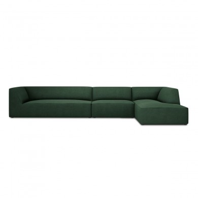 Canapé d'angle droit tissu Ruby Vert 5 Places BOUTICA DESIGN MIC_RC_L_137_F1_RUBY7