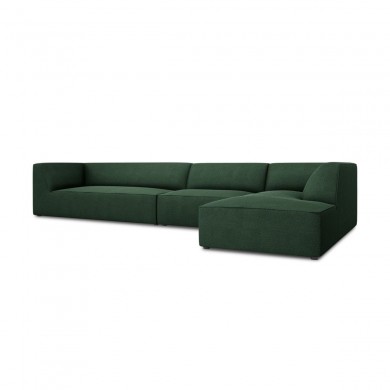 Canapé d'angle droit tissu Ruby Vert 5 Places BOUTICA DESIGN MIC_RC_L_137_F1_RUBY7