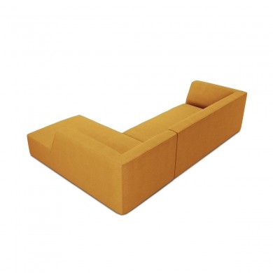 Canapé d'angle droit tissu Ruby Jaune BOUTICA DESIGN MIC_RC_M_137_F1_RUBY1