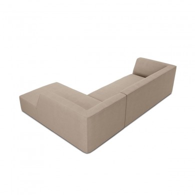 Canapé d'angle droit tissu Ruby Beige Foncé BOUTICA DESIGN MIC_RC_M_137_F1_RUBY2