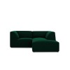 Canapé d'angle droit velours Ruby Vert Bouteille 3 Places BOUTICA DESIGN MIC_RC_S_44_F1_RUBY3