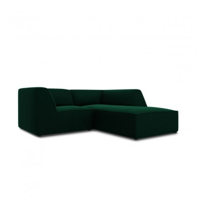 Canapé d'angle droit velours Ruby Vert Bouteille 3 Places BOUTICA DESIGN MIC_RC_S_44_F1_RUBY3