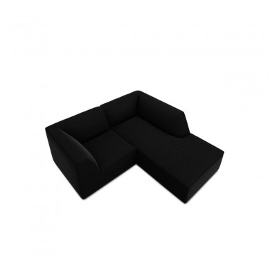 Canapé d'angle droit velours Ruby Noir 3 Places BOUTICA DESIGN MIC_RC_S_44_F1_RUBY8