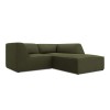 Canapé d'angle droit velours côtelé Ruby Vert 3 Places BOUTICA DESIGN MIC_RC_S_100_F1_RUBY2