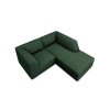 Canapé d'angle droit tissu Ruby Vert 3 Places BOUTICA DESIGN MIC_RC_S_137_F1_RUBY7