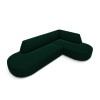 Canapé ouvert arrondi d'angle droit velours Ruby Vert Bouteille BOUTICA DESIGN MIC_RRCO_44_F1_RUBY3