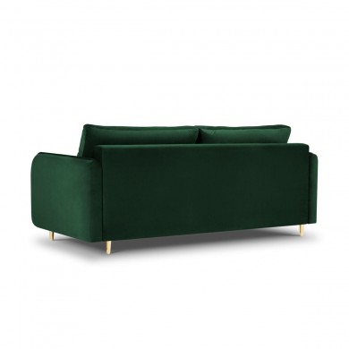 Canapé convertible velours Scaleta Vert Bouteille Pieds Métal Doré BOUTICA DESIGN MIC_3SF_51_A1_SCALETA4