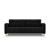 Canapé convertible velours Scaleta Noir Pieds Métal Doré BOUTICA DESIGN MIC_3SF_51_A1_SCALETA11