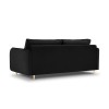 Canapé convertible velours Scaleta Noir Pieds Métal Doré BOUTICA DESIGN MIC_3SF_51_A1_SCALETA11