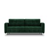 Canapé convertible velours Scaleta Vert Bouteille Pieds Métal Chromé Noir BOUTICA DESIGN MIC_3SF_51_A3_SCALETA4