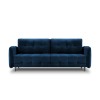 Canapé convertible velours Scaleta Bleu Roi Pieds Métal Chromé Noir BOUTICA DESIGN MIC_3SF_51_A3_SCALETA7