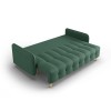 Canapé convertible Scaleta Vert Pieds Métal Doré BOUTICA DESIGN MIC_3SF_99_A1_SCALETA5