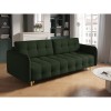 Canapé convertible Scaleta Vert Foncé Pieds Métal Doré BOUTICA DESIGN MIC_3SF_99_A1_SCALETA6