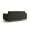 Canapé convertible Scaleta Vert Foncé Pieds Métal Chromé Noir BOUTICA DESIGN MIC_3SF_99_A3_SCALETA6