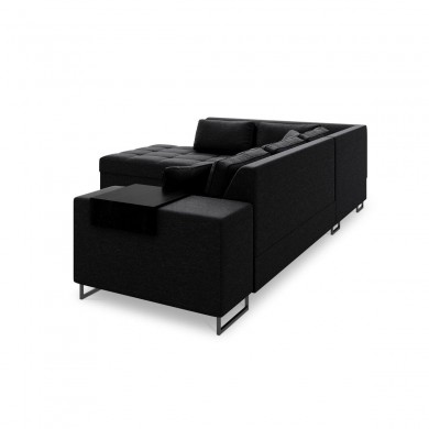 Canapé d'angle gauche convertible avec coffre Sovite Noir BOUTICA DESIGN MIC_LCF_21_F1_SOVITE1