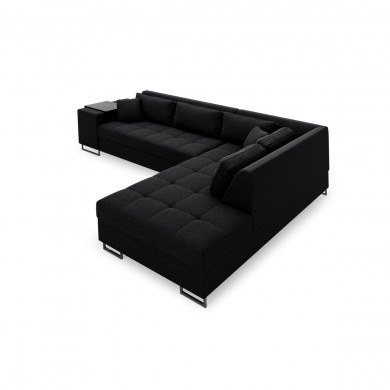 Canapé d'angle droit convertible avec coffre Sovite Noir BOUTICA DESIGN MIC_RCF_21_F1_SOVITE1