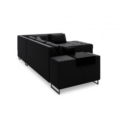 Canapé d'angle droit convertible avec coffre Sovite Noir BOUTICA DESIGN MIC_RCF_21_F1_SOVITE1