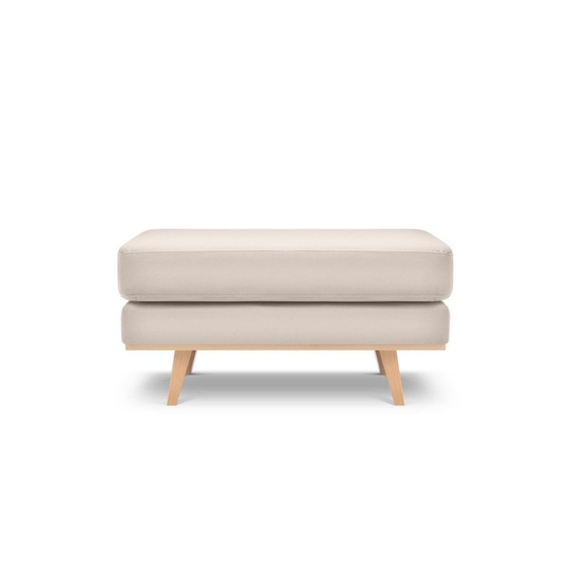 Pouf velours Tugela Beige BOUTICA DESIGN MIC_POUF_44_F1_TUGELA1