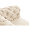 Canapé velours Violane Beige Clair 2 Places BOUTICA DESIGN MIC_2S_103_F1_VIOLANE1