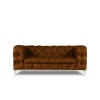 Canapé velours Violane Marron 2 Places BOUTICA DESIGN MIC_2S_103_F1_VIOLANE2