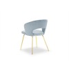 Chaise velours Wedi Bleu Clair BOUTICA DESIGN MIC_CH_2_F10_WEDI6