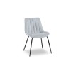 Chaise velours Yuma Bleu Clair Pieds Métal Noir BOUTICA DESIGN MIC_CH_2_F9_YUMA5