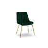 Chaise velours Yuma Vert Bouteille Pieds Métal Doré BOUTICA DESIGN MIC_CH_2_F10_YUMA8