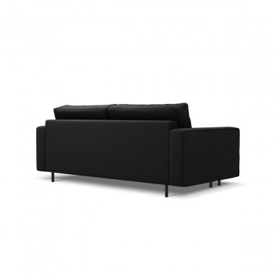 Canapé convertible avec coffre Caro Noir Tissu BOUTICA DESIGN MIC_3SF_78_F1_CARO6