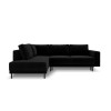 Canapé convertible velours Caro Noir BOUTICA DESIGN MIC_LCF_51_F1_CARO6