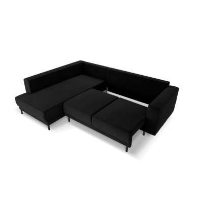 Canapé convertible velours Caro Noir BOUTICA DESIGN MIC_LCF_51_F1_CARO6