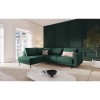 Canapé d'angle gauche convertible Caro Vert BOUTICA DESIGN MIC_LCF_78_F1_CARO2