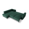 Canapé d'angle gauche convertible Caro Vert BOUTICA DESIGN MIC_LCF_78_F1_CARO2