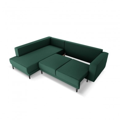 Canapé d'angle gauche convertible Caro Vert BOUTICA DESIGN MIC_LCF_78_F1_CARO2